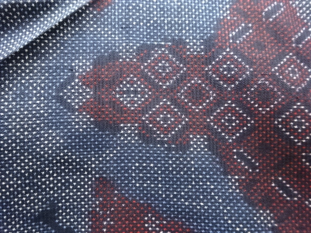 Japanese Kimono / Tsumugi Silk